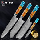 Damascus Knife Set -  thegadgetandgiftstore