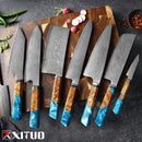 Damascus Knife Set -  thegadgetandgiftstore