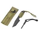 Camping Tanto Knife with Fire Starter -  thegadgetandgiftstore