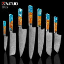 Damascus Knife Set -  thegadgetandgiftstore