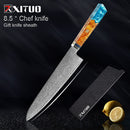 Damascus Knife Set -  thegadgetandgiftstore