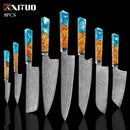 Damascus Knife Set -  thegadgetandgiftstore