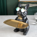 Table Decor Figurine Bulldog Sculpture -  thegadgetandgiftstore