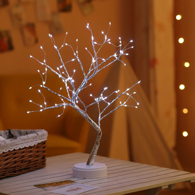 Mini Tree Copper Wire Garland Lamp -  thegadgetandgiftstore